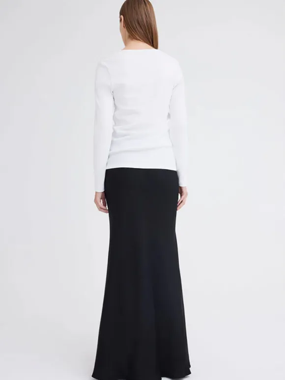 Vere Long Sleeve Top in White
